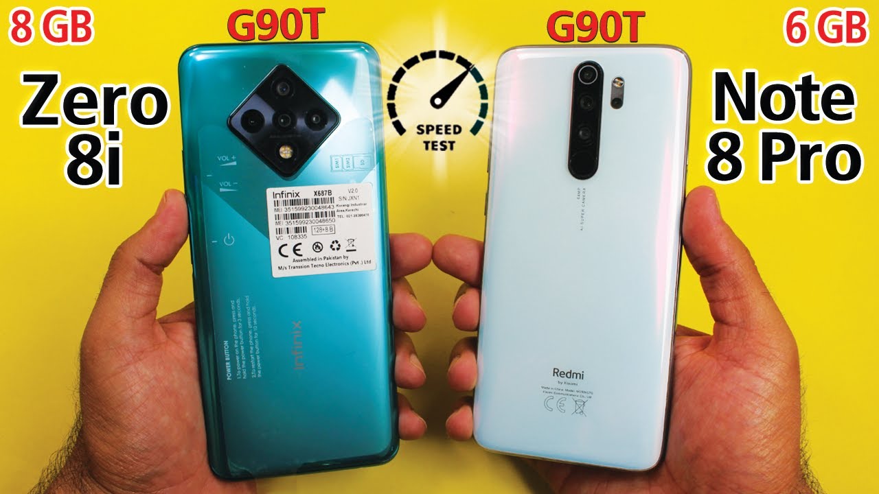 Infinix Zero 8i vs Redmi Note 8 Pro Speed Test! OMG🤦&zwj;♀️