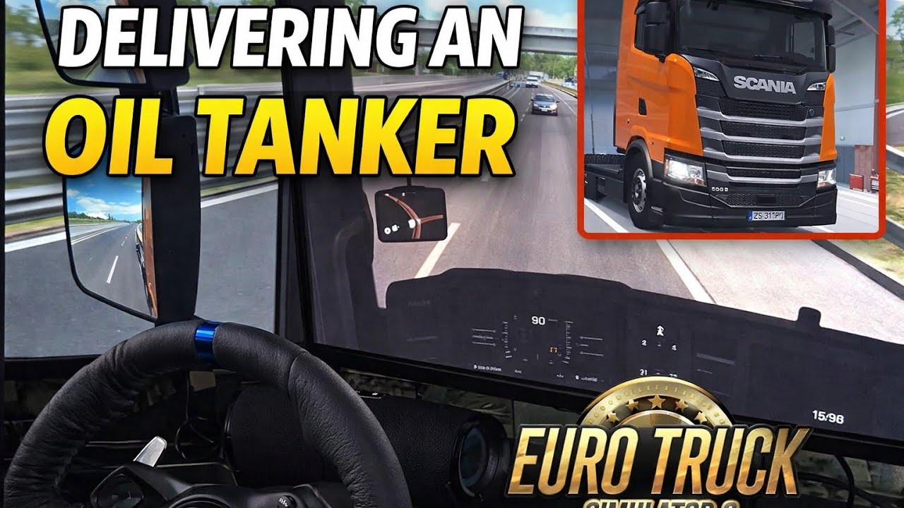 POV Truck Driving | Delivering an Oil Tanker – Euro Truck Simulator 2#ets2#trucksimulator#povdriving