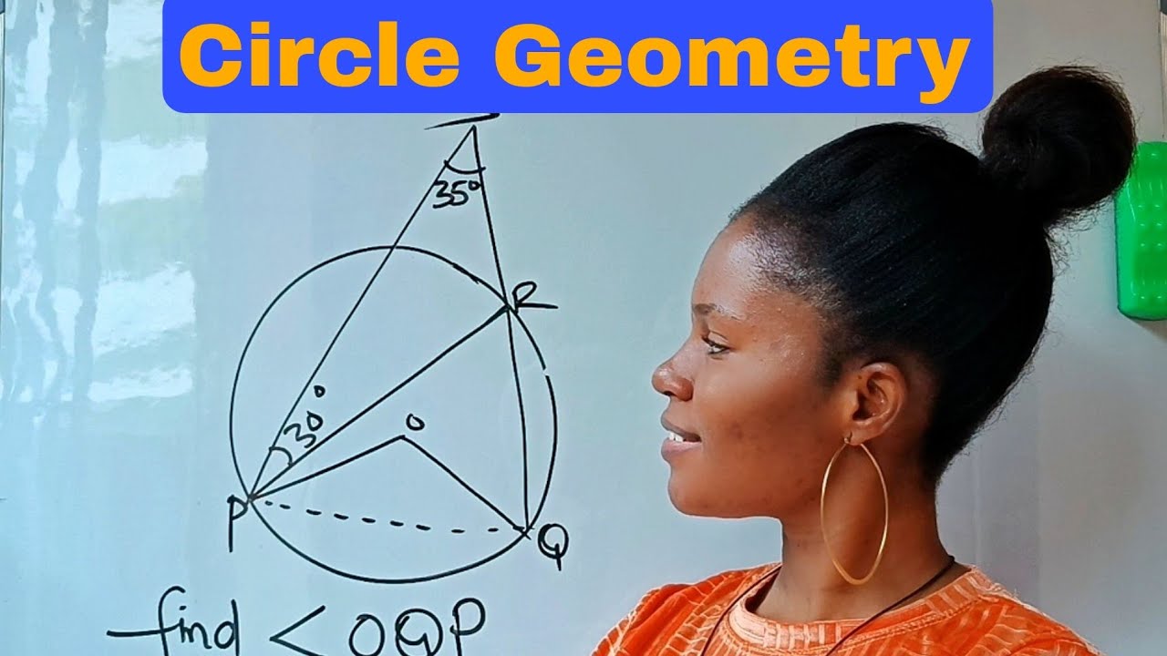 Circle theorem. Circle Geometry. Finding angles in a circle.