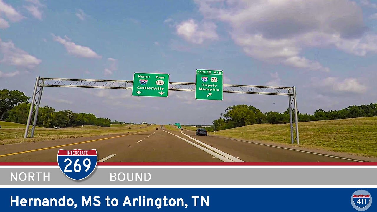 Northbound Interstate 269 - Hernando, MS to Arlington, TN |  Drive America's Highways 🚙