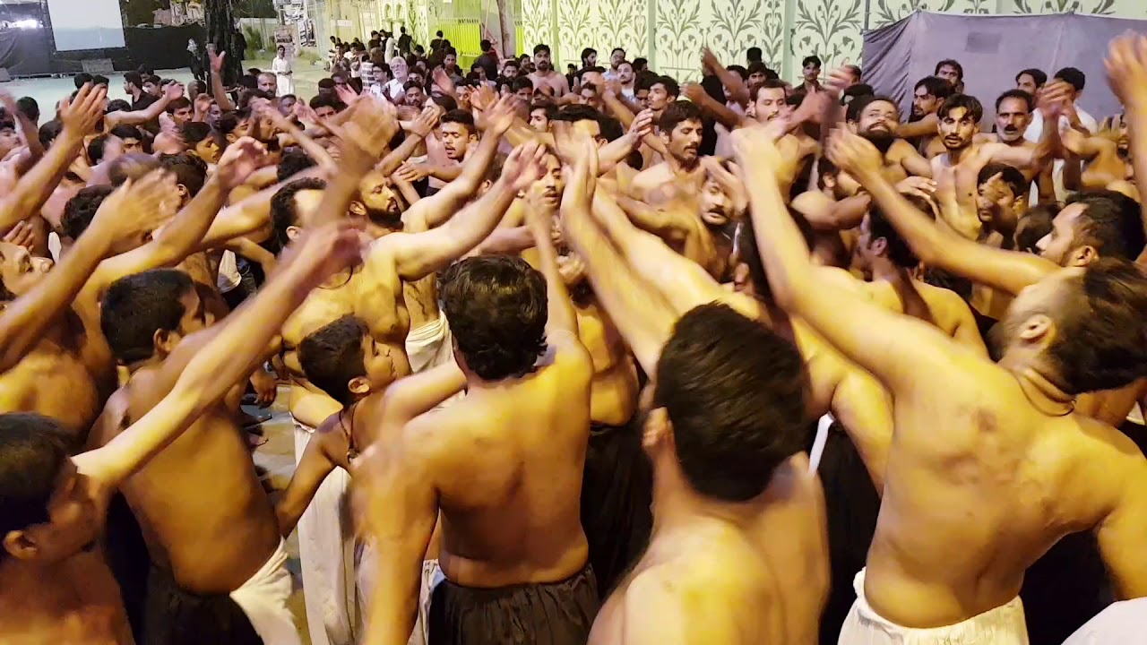 Matamdari 4th Muharram 2017  Markazi Matami Sangat Anjuman Sada E Matam  Raja Party