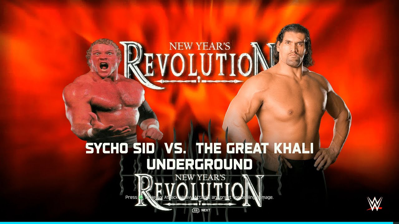 WWE 2K25 FULL MATCH - Sycho Sid vs. Great Khali - Underground Match