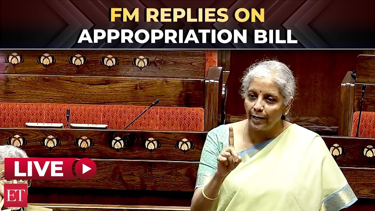 Appropriation Bill 2026 Reply | Finance Minister Nirmala Sitharaman | LIVE Thumbnail Text