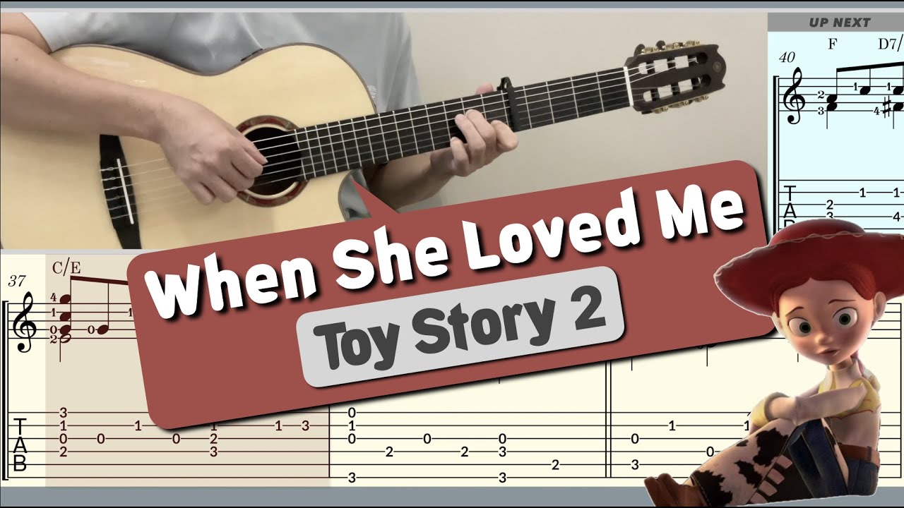 When She Loved Me / Toy Story 2 (Guitar) [Notation + TAB]