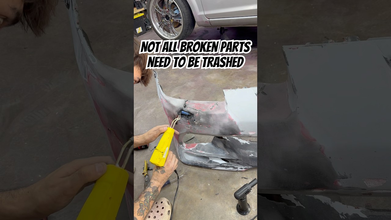 Rare OEM TRD Bumper Plastic Weld Repair #MR2 #Toyota #TRD
