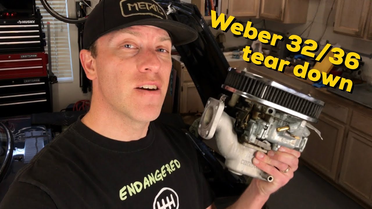 How to disassemble and clean a Weber 32/36 carburetor.