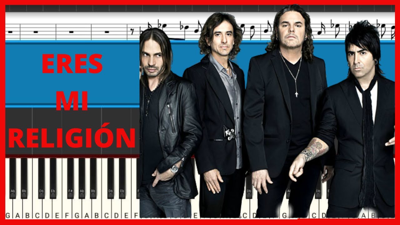 Maná - Eres Mi Religión | Piano Tutorial | Midi