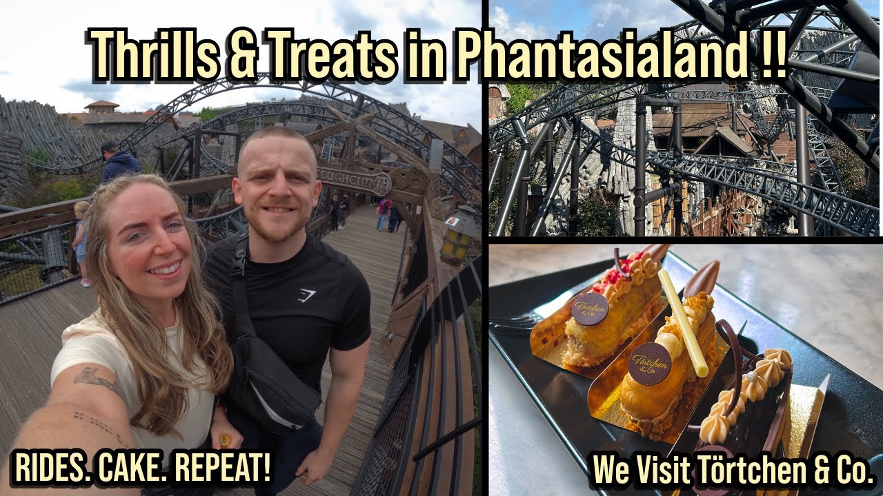 Epic Day 2 at Phantasialand 🎢 F.L.Y, Taron & Next-Level Desserts!