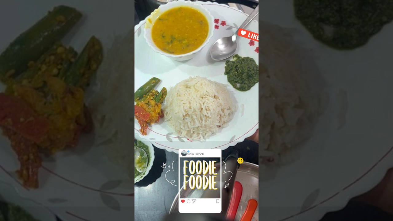 👉 Simple Dal Tadka Meal 🍛 Rice + Chutney | Ghar Ka Khana