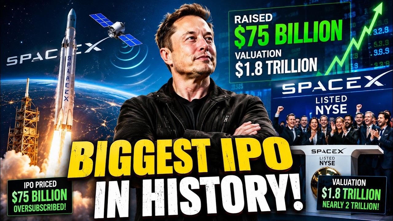 Elon Musk's SpaceX Raises $75 Billion in Record-Breaking IPO | Bizz Buzz