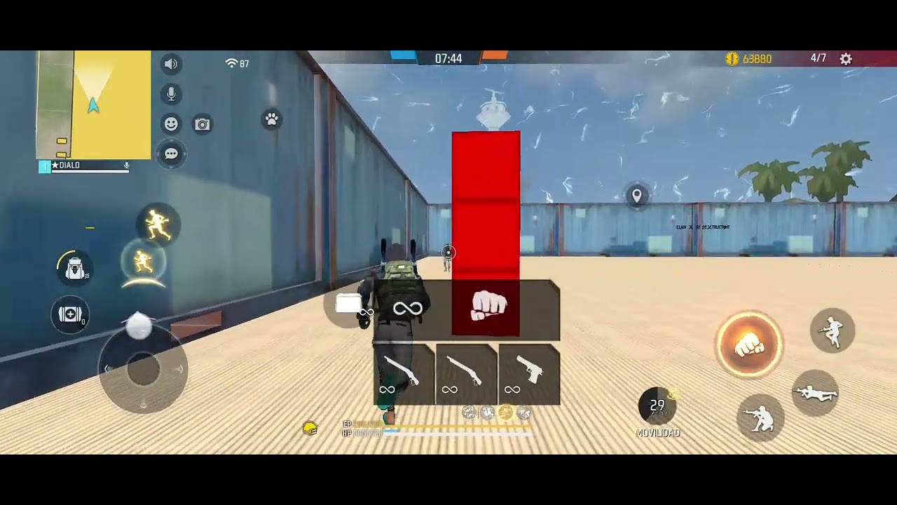 Cuando un pvp con mi amigo el bar 