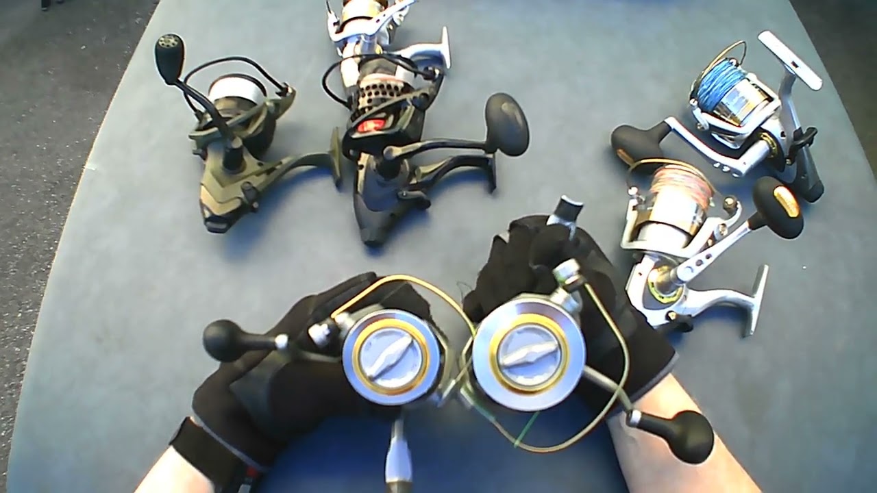 Okuma Baitfeeder Spinning Reels Size Comparison