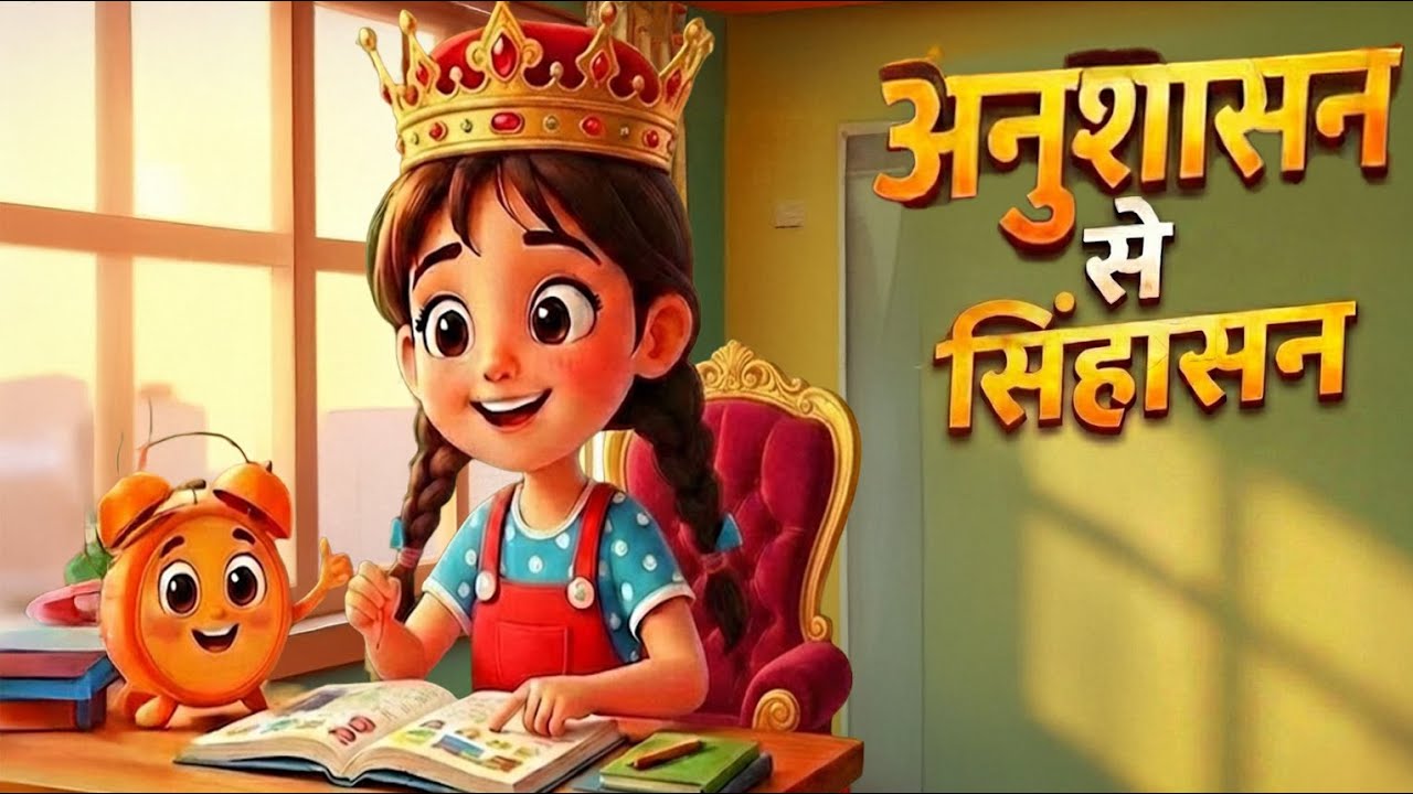 अनुशासन है बहुत जरूरी /Kids Hindi Song on Discipline