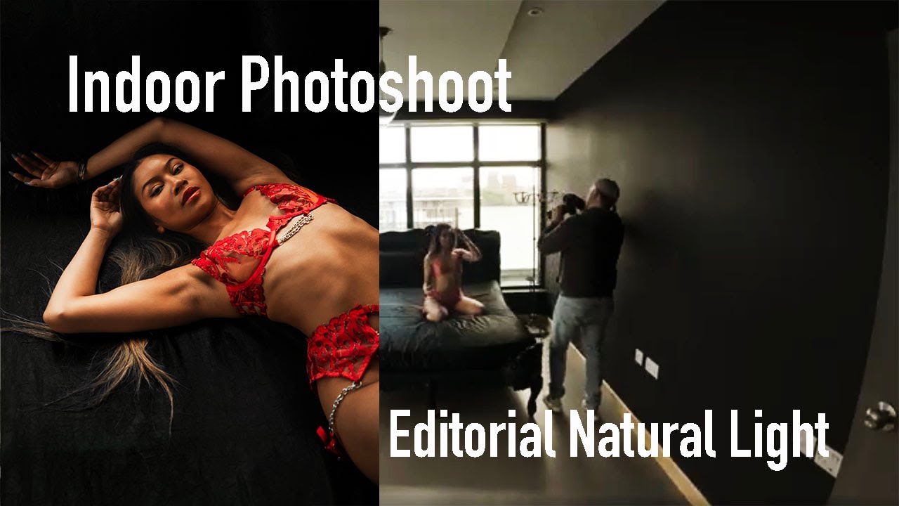 Editorial Indoor Photoshoot, How to shoot with Natural light