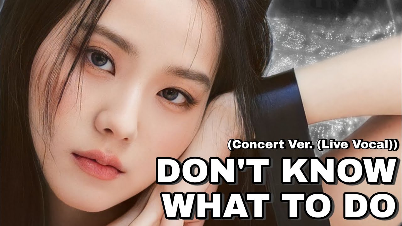 Don't Know What To Do BLACKPINK (Concert Ver. (Live Vocal))