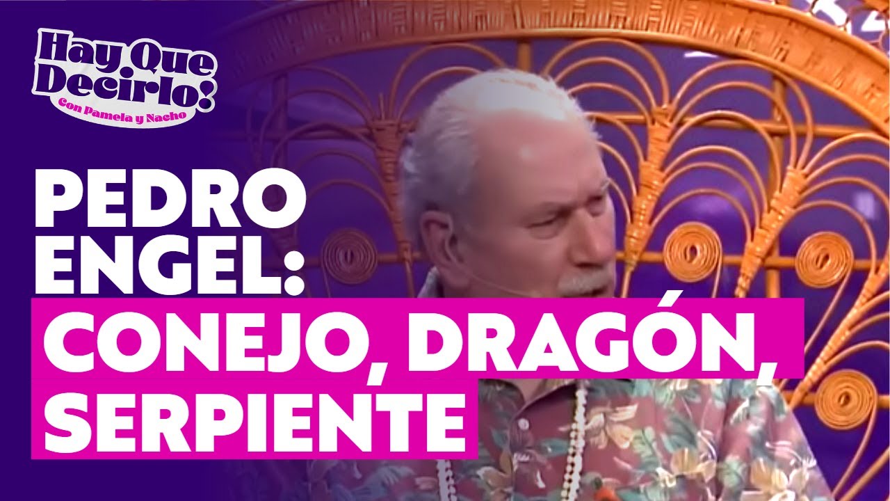 Hor&oacute;scopo Chino para el Conejo, Drag&oacute;n y la Serpiente seg&uacute;n Pedro Engel | Hay Que Decirlo
