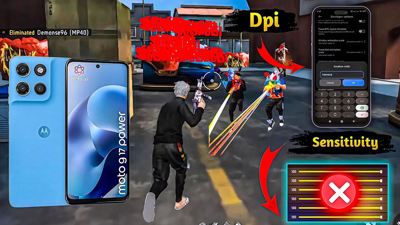 Motorola Moto G17 Power Full Free Fire Gameplay Review Full Test