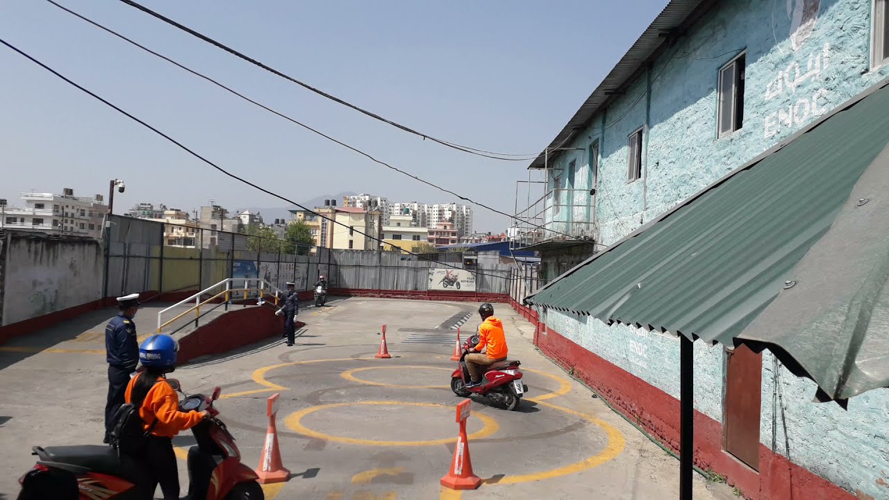 Bike Scooter license LIVE 🔴 trial in Chabahil Nepal Driving center | New trial original live video