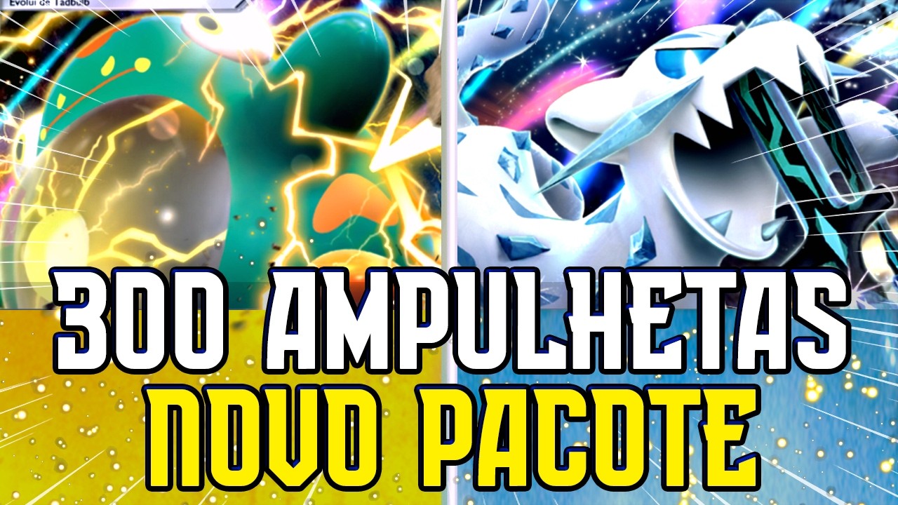 VALEU A PENA? 🔥 Abrindo dezenas de pacotes de Paldean Wonders (300 Ampulhetas).