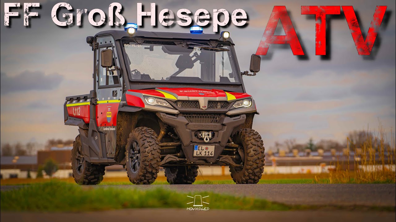 Freiwillige Feuerwehr Groß Hesepe ATV Erkundungsfahrzeug Landkreis Emsland // CFMOTO UForce 1000