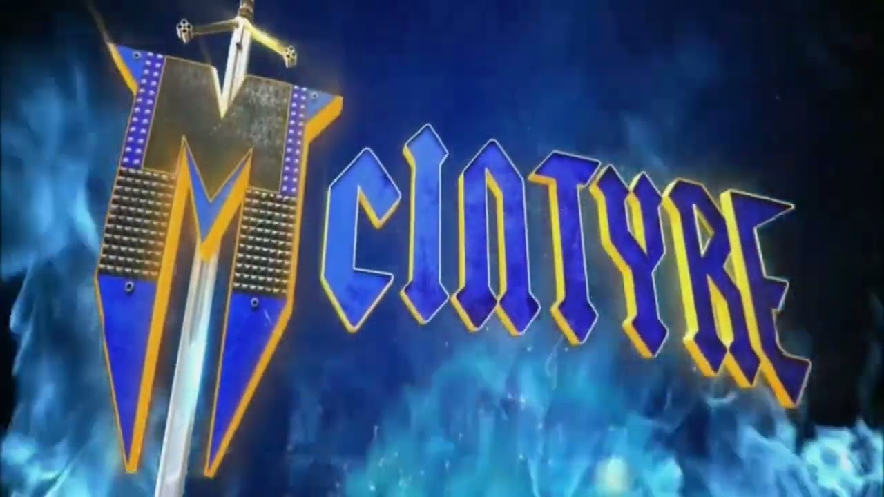 WWE DREW MCINTYRE TITANTRON 2022