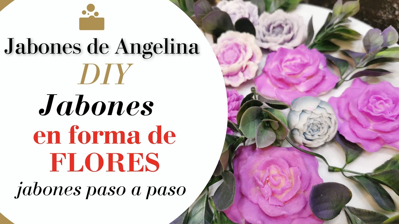 Cómo hacer jabones artesanales en forma de flores