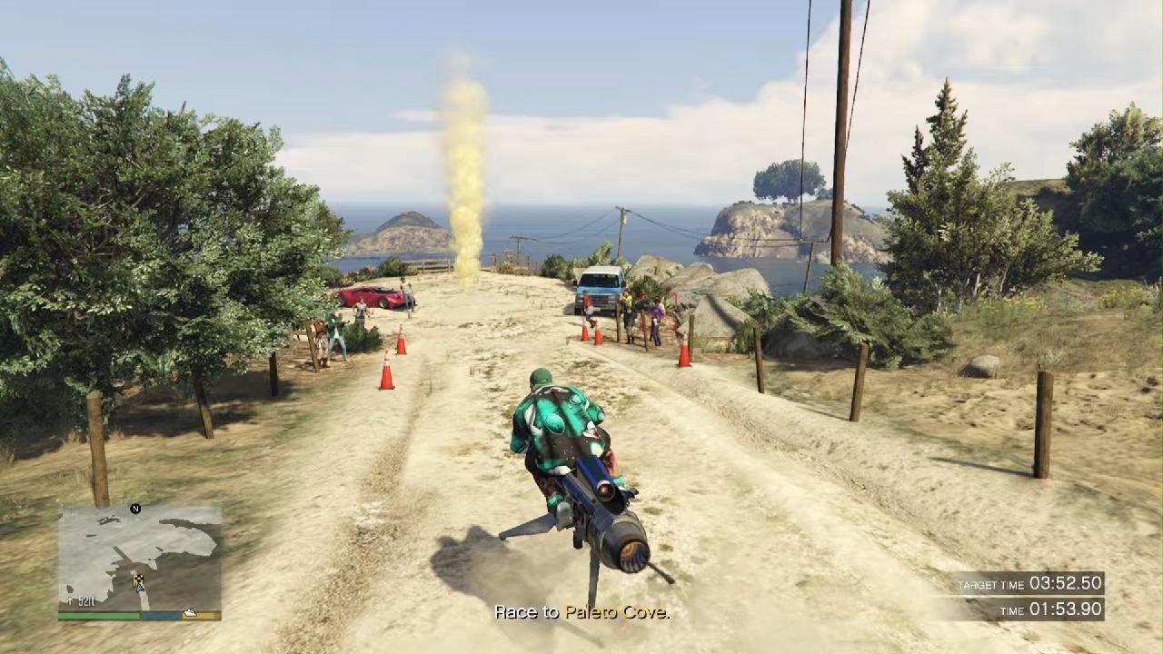 Use Oppressor Mk2 To Beat Racers Time - Steal Vehicle Cargo - GTA Online Mission