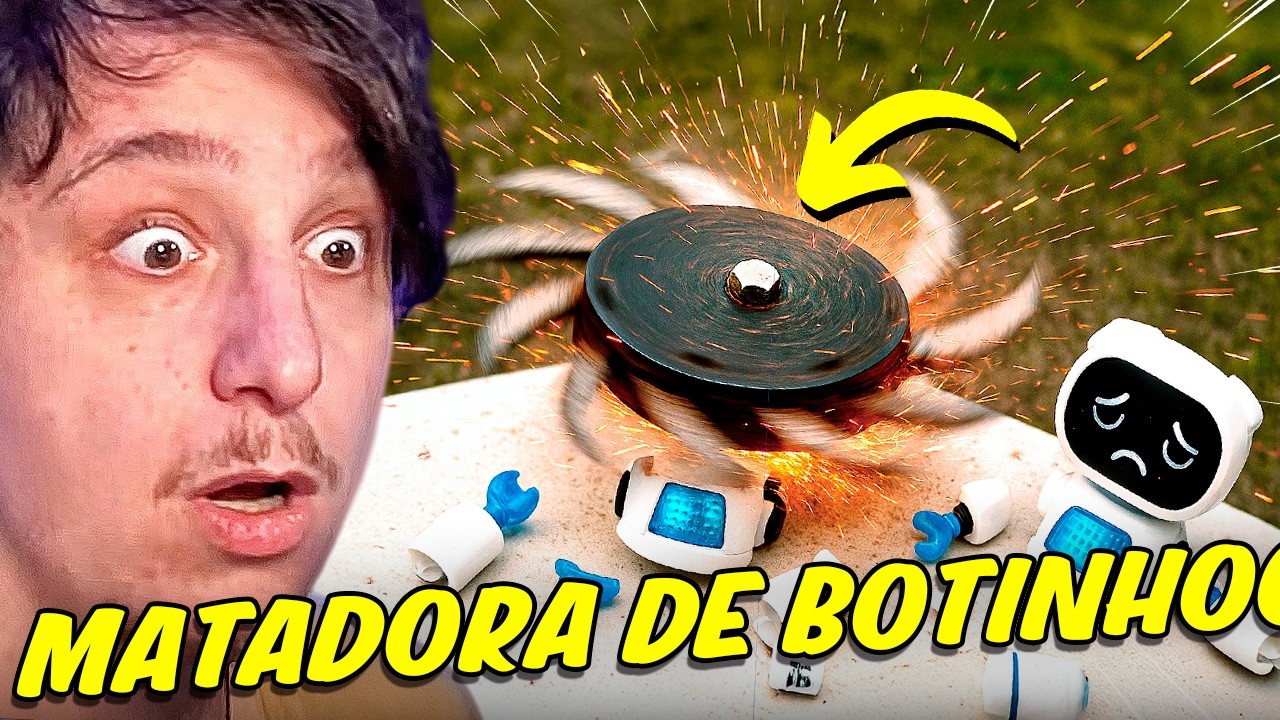 Essa beyblade pesa 10kg e ODEIA brinquedos!