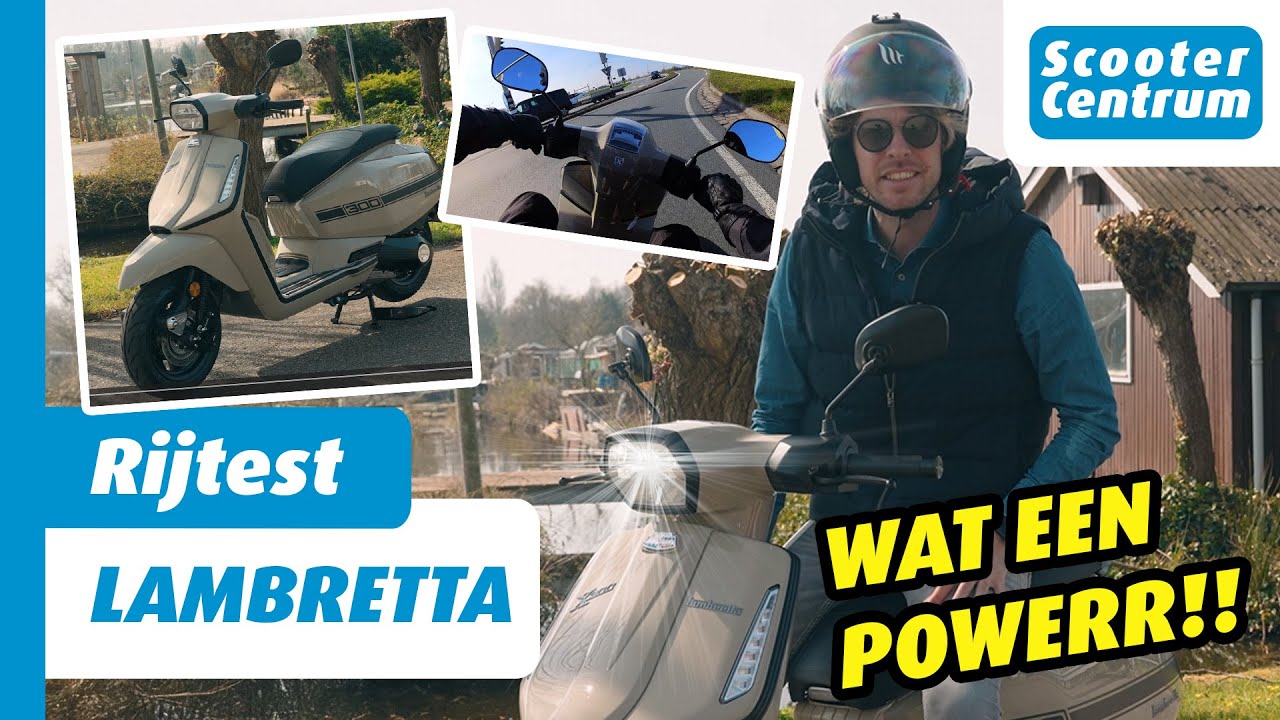 IK DACHT DAT HET EEN KLASSIEKER WAS… TOT IK GAS GAF! 🛵💨 | LAMBRETTA X SERIES X300 SR - RIJTEST