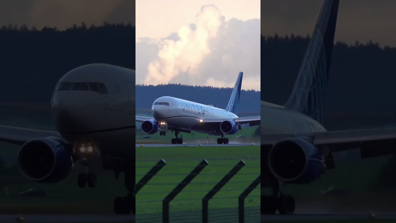United 767-300ER at Zurich🇨🇭