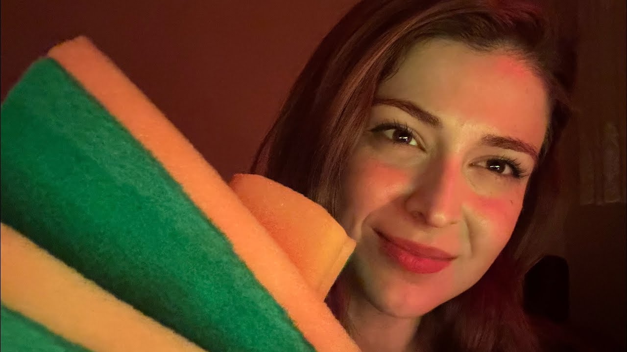 Türkçe Asmr / Meydan Okuma #5 @UmayASMRRR / Sünger sesi 🧽