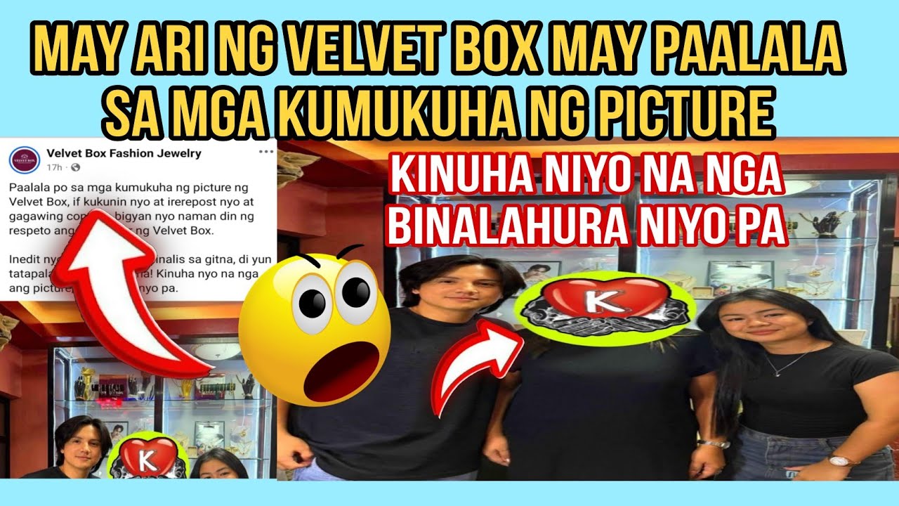 SINO NGA BA ANG MAY GAWA NITO SUPORTERS NG MIKCRIS OH BASHER | MAY ARI NG VELVET BOX MAY PAALALA
