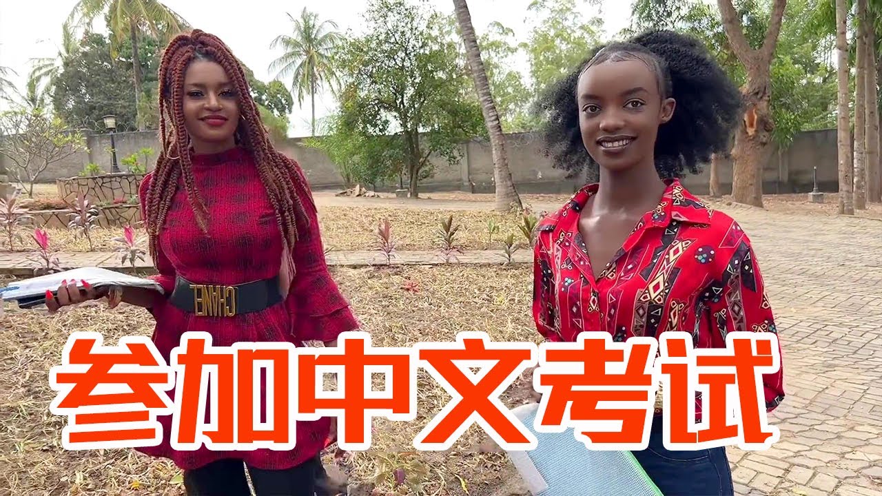 [ENG SUB]陪小助理参加中文期末考试，结果二十分钟就交卷了，原因让人哭笑不得【子恒非洲生活】