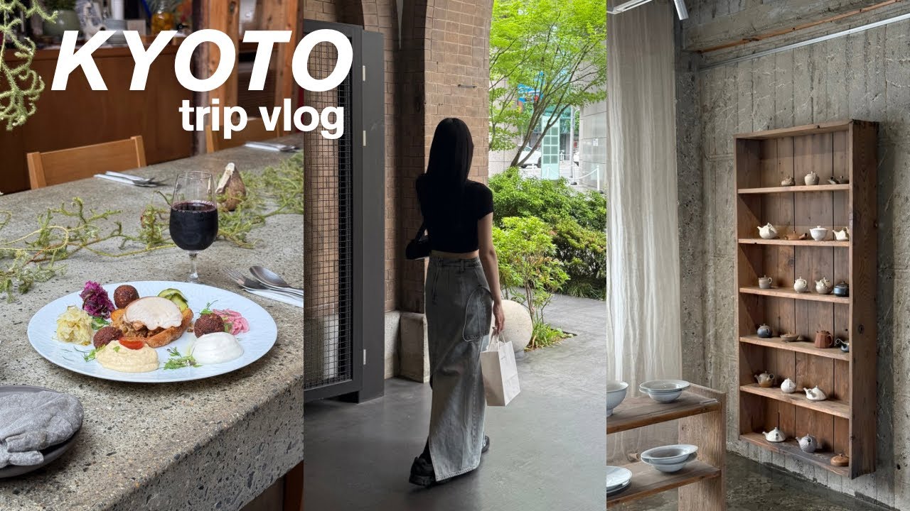 Kyoto vlog | 2泊3日の母娘2人旅 | 定番観光地とカフェを巡る| 時々器探し