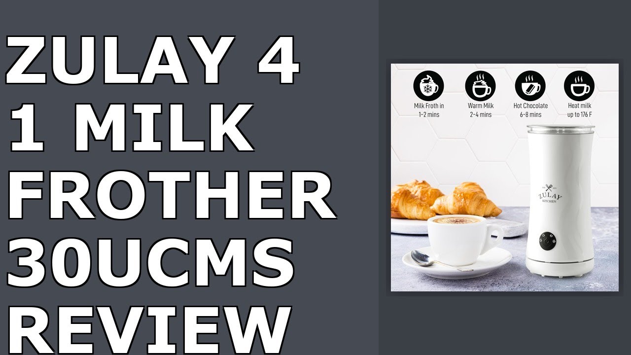 Zulay 4-in-1 Milk Frother and Steamer - Automatic Hot and Cold Foam Maker with Auto Shut Review