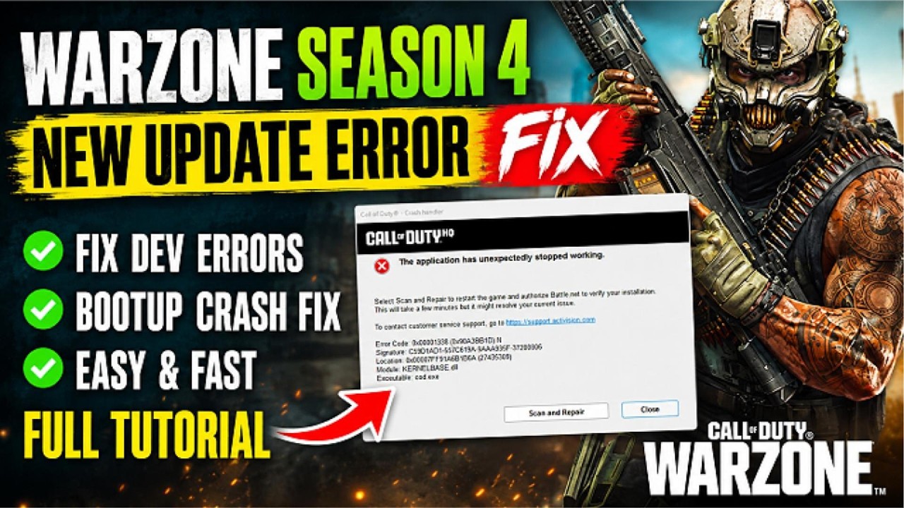 How to Fix COD Warzone DirectX Error on PC