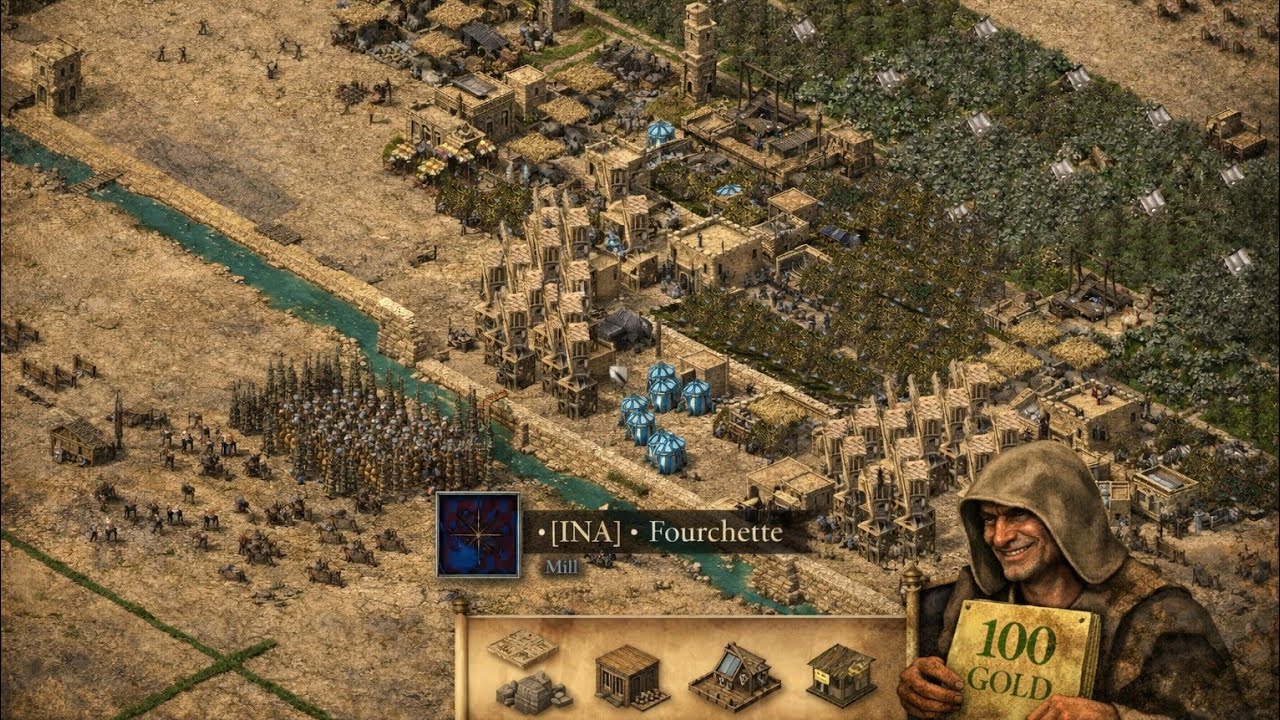 Does nothing and win 3v3  5pt / Stronghold Crusader Definitive Edition Multiplayer