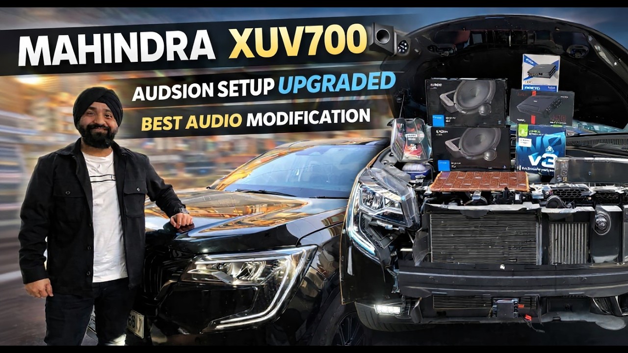 MAHINDRA XUV700 UPGRADED 🤯 BEST AUDISION SETUP INSTALLED 😍 PREMIUM MODIFICATION ✅