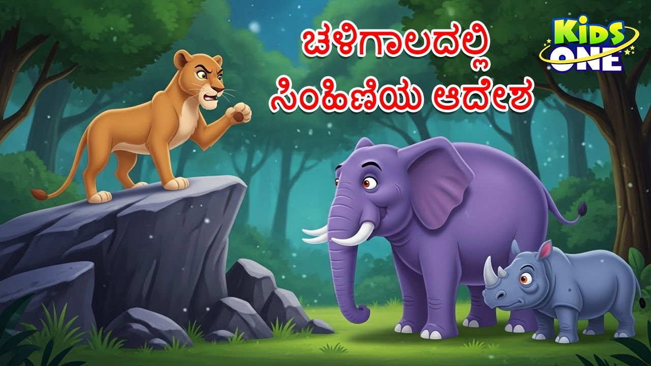 ಚಳಿಗಾಲದಲ್ಲಿ ಸಿಂಹಿಣಿಯ ಆದೇಶ  | KANNADA MORAL STORIES | STORIES IN KANNADA | KANNADA STORIES