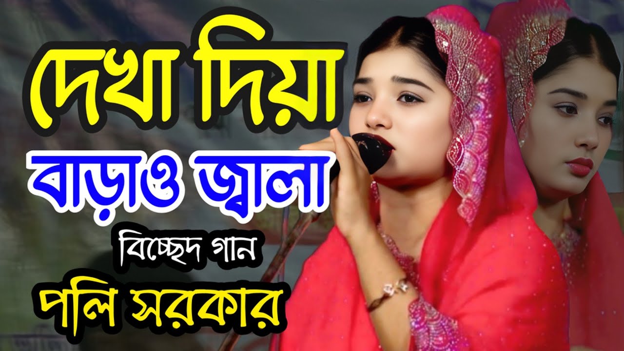 দেখা দিয়া বাড়াও জ্বালা | Dekha Diya Barau Jala | পলি সরকার বিচ্ছেদ গান | আলামিন নূরী | Poli Sarkar
