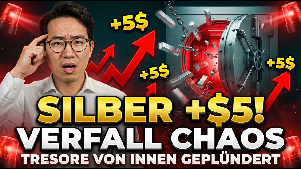 Silber +$5 am Verfallstag — nicht normal. Tresore werden von innen geplündert