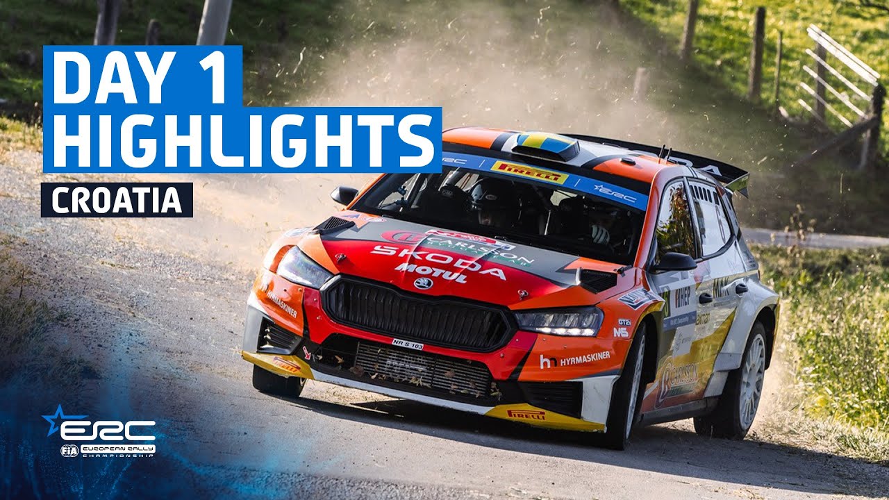 Day 1 Highlights | ERC Croatia Rally 2025