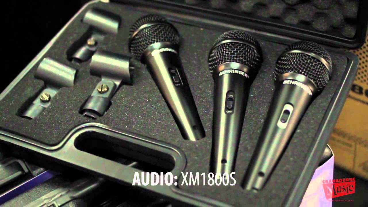 Behringer XM8500 & XM1800S Microphones