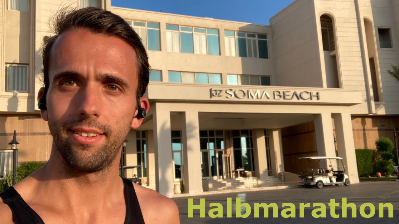 Ich laufe einen Halbmarathon im Hotel JAZ Soma Beach in Ägypten
