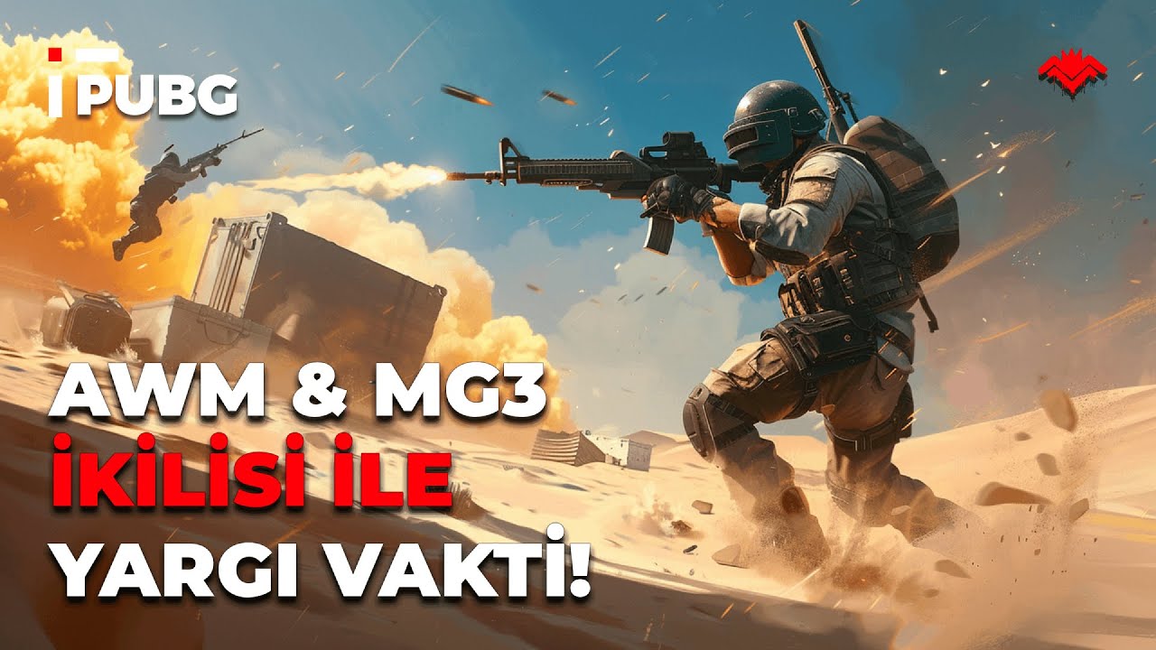 AWM & MG3 İKİLİSİ İLE YARGI VAKTİ! - #PUBG #SOLO