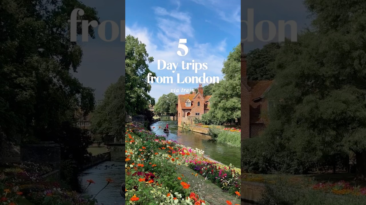 🇬🇧 5 day trips from London ⬇️ which you can easily get to by train ⁣⁣ ⁣⁣ 1