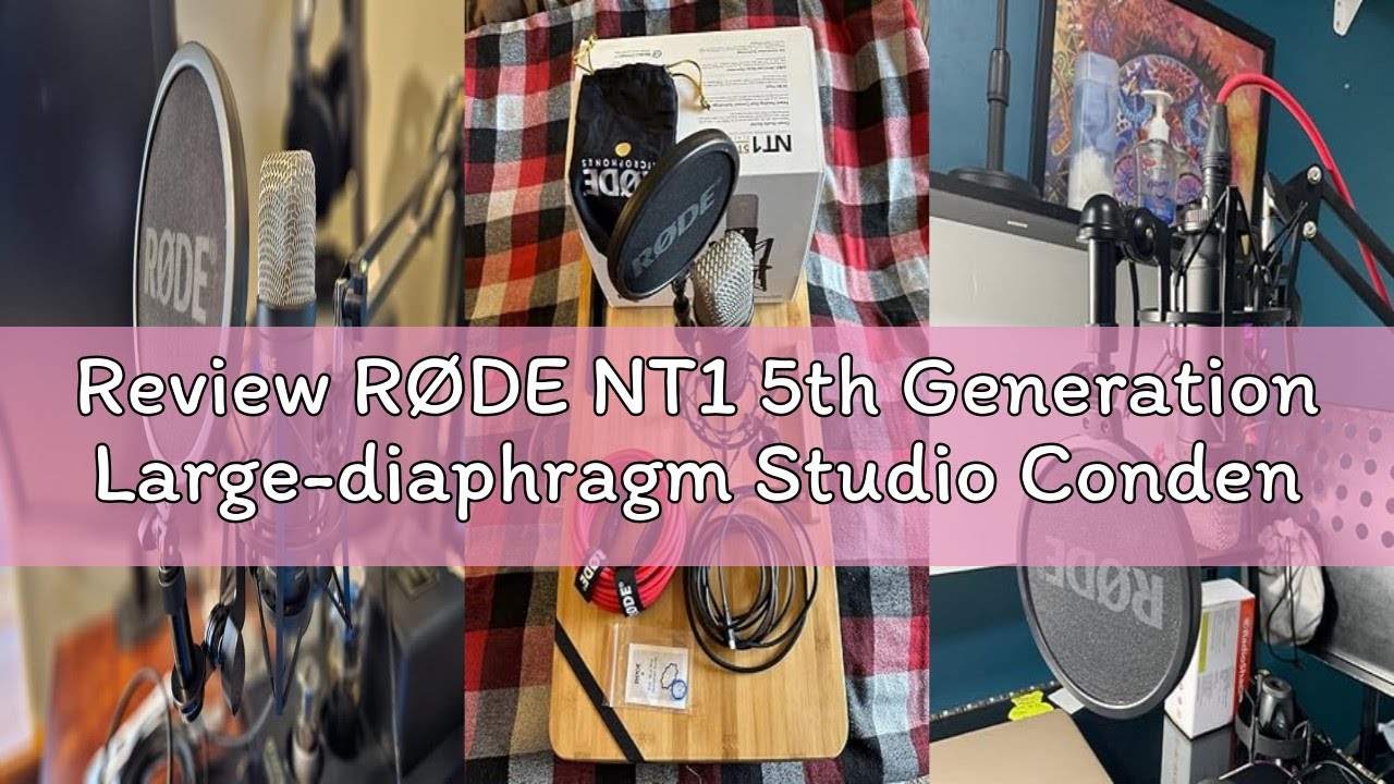 Review R&Oslash;DE NT1 5th Generation Large-diaphragm Studio Condenser Microphone with XLR and USB Outputs,