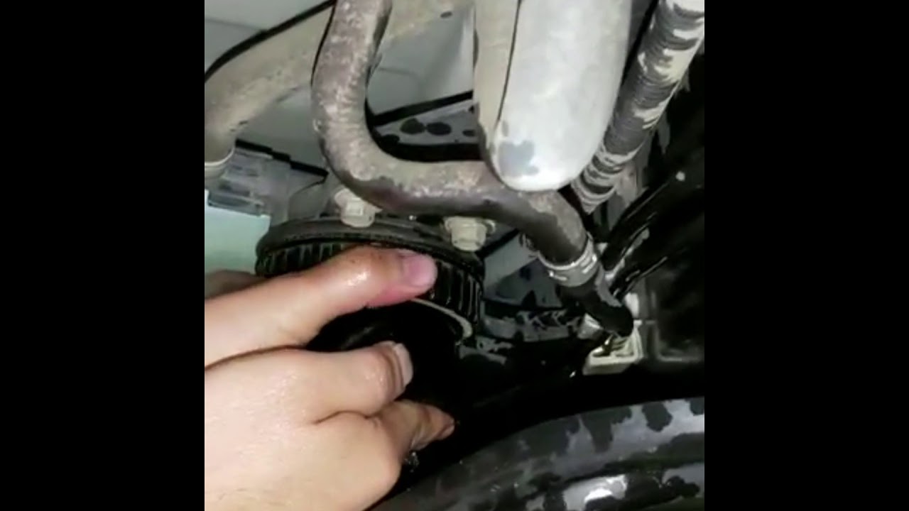 تغير فلاتر الديزل ديماكس ايسوزو