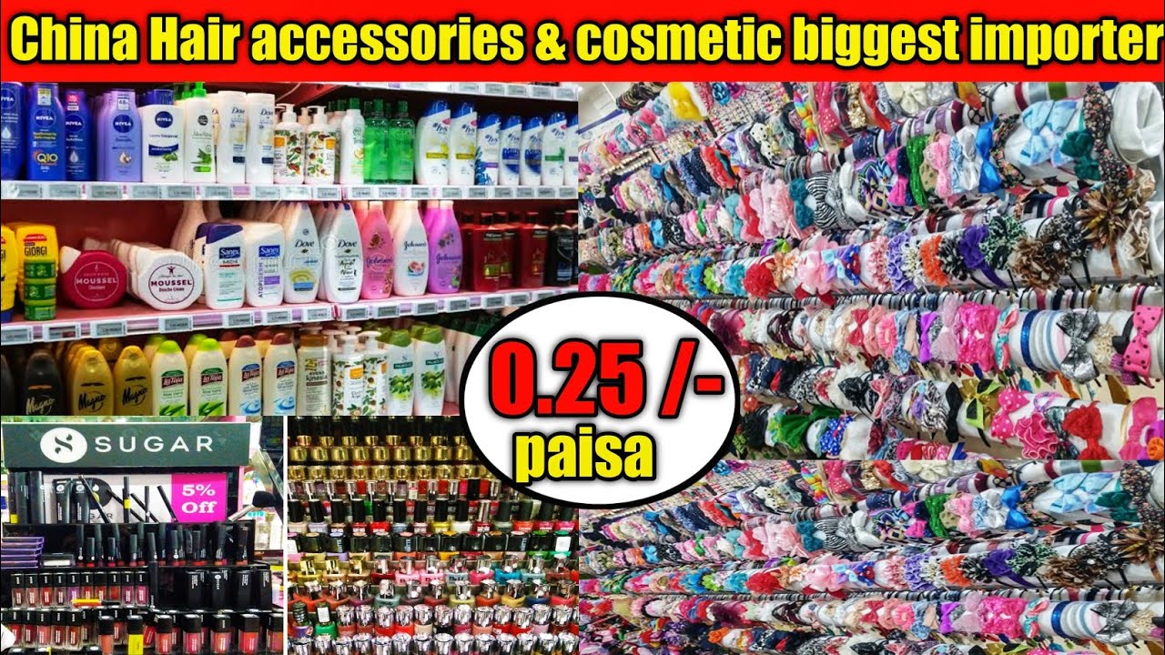 China Hair Accessories & Cosmetic Biggest Wholesaler In Kolkata | Jewellery Wholesale Market Kolkata