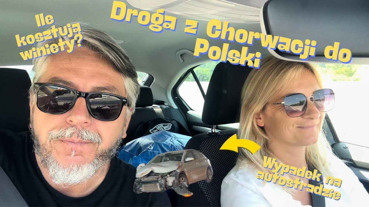 Trasa z Chorwacji do Polski przez Austrię i Czechy
